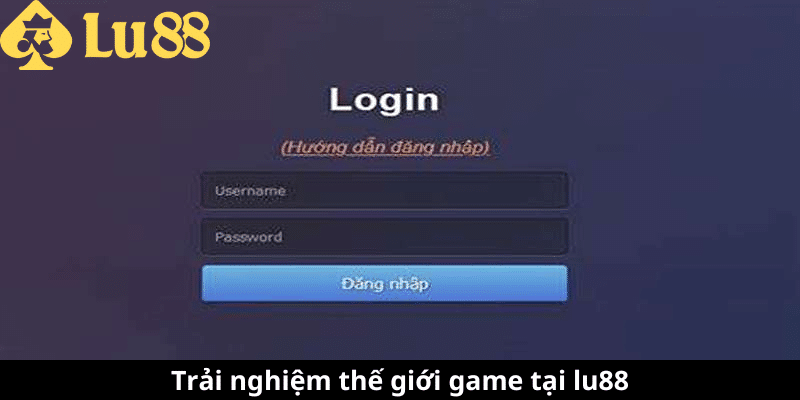 đăng nhập lu88